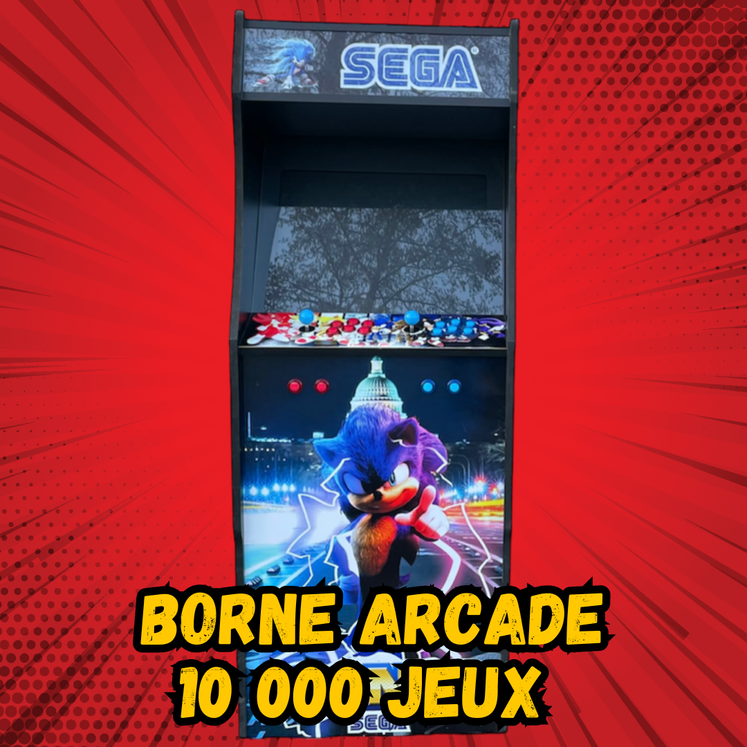 Borne arcade 10 000 jeux